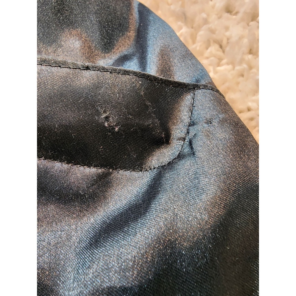 VINTAGE Pro Gear 90s Winter Ski Jacket Satin Nylon Womens Size Medium Jade Green - Picture 14 of 16